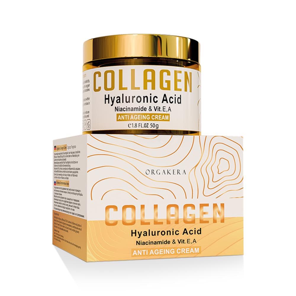 Orgakera Collagen cream with Niacinamide &Vit. E,A 50 g